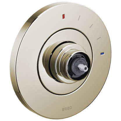 Litze Pressure Balance Valve Only Trim - Less Handle - Brilliance® Polished Nickel