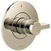 Brizo Litze Pressure Balance Valve Only Trim - Less Handle - Complete Kit - Brilliance® Polished Nickel
