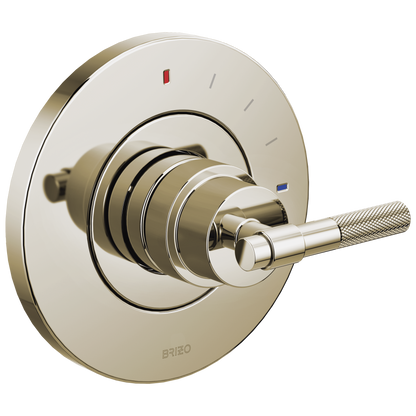 Brizo Litze Pressure Balance Valve Only Trim - Less Handle - Complete Kit - Brilliance® Polished Nickel