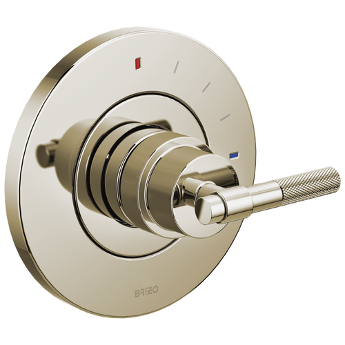 Brizo Litze Pressure Balance Valve Only Trim - Less Handle - Complete Kit - Brilliance® Polished Nickel