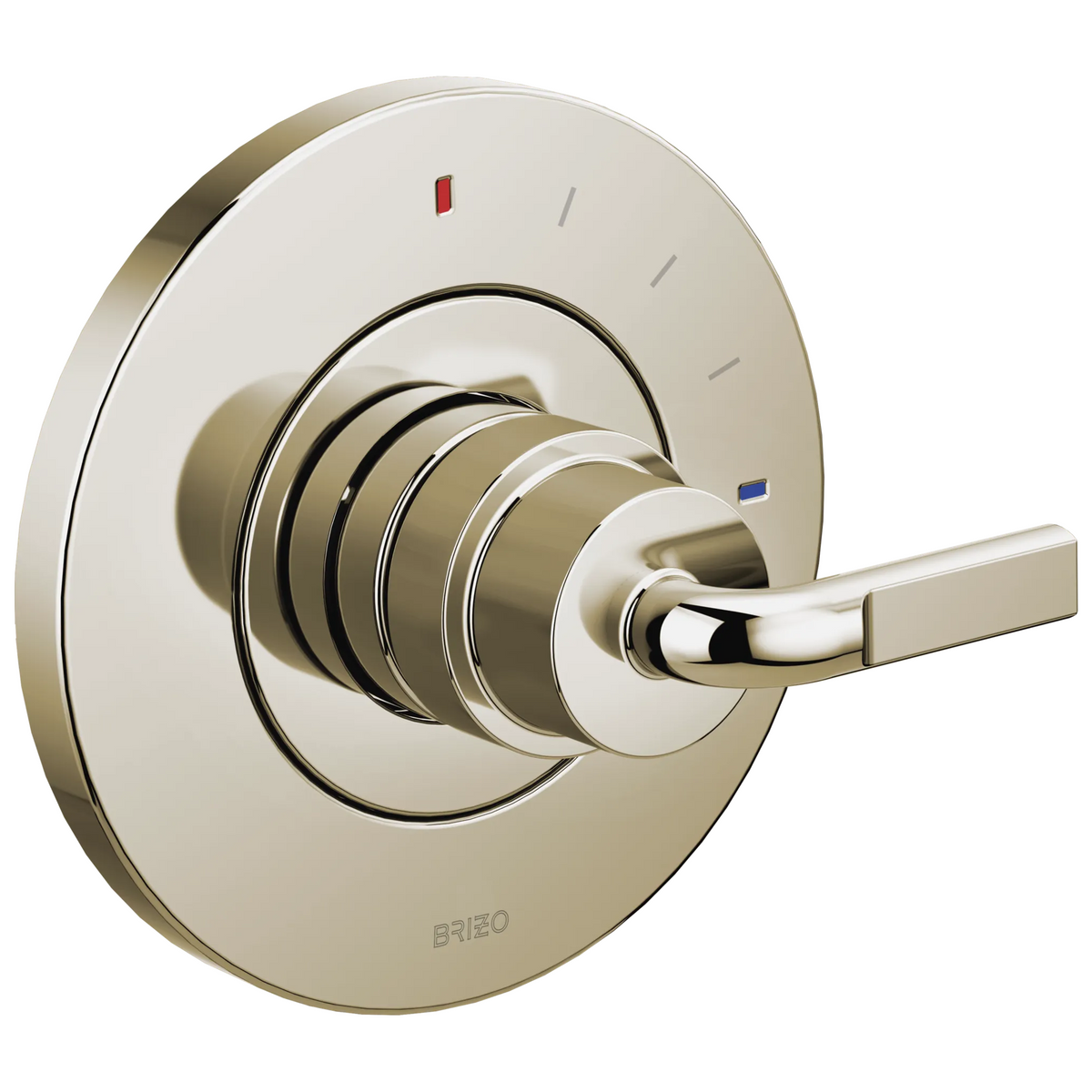 Brizo Litze Pressure Balance Valve Only Trim - Less Handle - Complete Kit - Brilliance® Polished Nickel