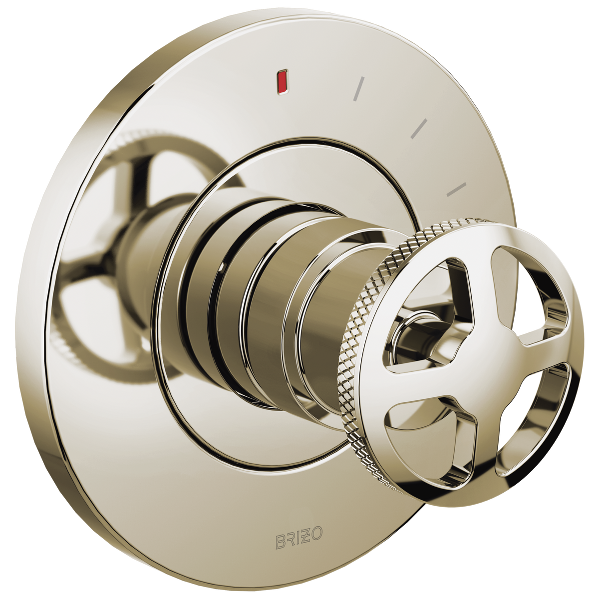 Brizo Litze Pressure Balance Valve Only Trim - Less Handle - Complete Kit - Brilliance® Polished Nickel