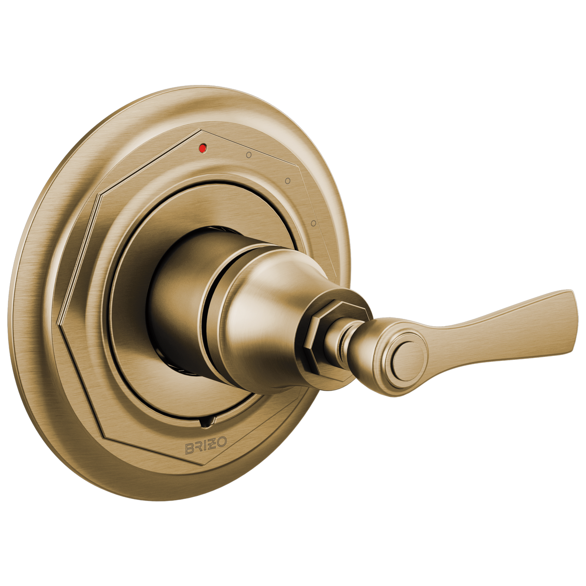 Rook Pressure Balance Valve Only Trim - Brilliance® Luxe Gold®