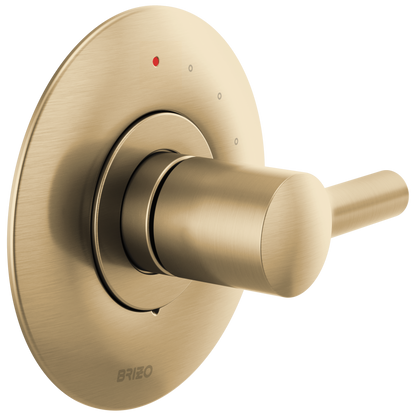 Brizo Odin Pressure Balance Valve Trim Only - Less Handle - Complete Kit - Brilliance® Luxe Gold®
