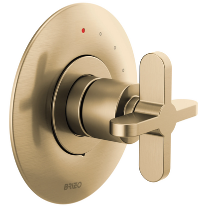 Brizo Odin Pressure Balance Valve Trim Only - Less Handle - Complete Kit - Brilliance® Luxe Gold®