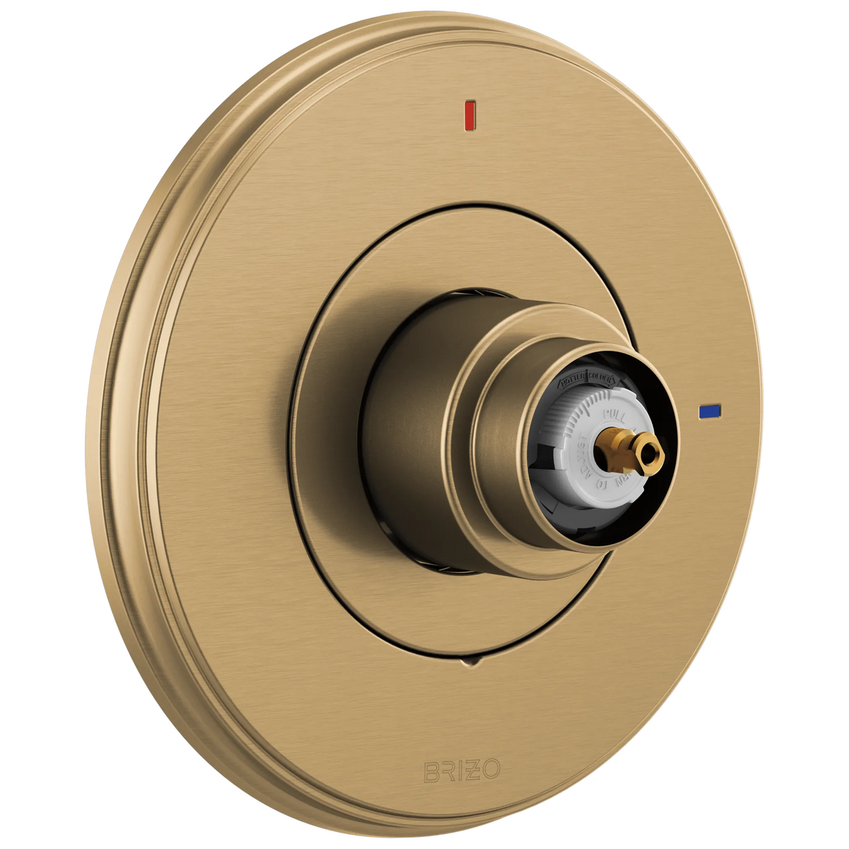Invari Pressure Balance Valve Only Trim - Less Handle - Brilliance® Luxe Gold®