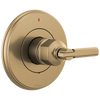 Brizo Invari Pressure Balance Valve Only Trim - Less Handle - Complete Kit - Brilliance® Luxe Gold®