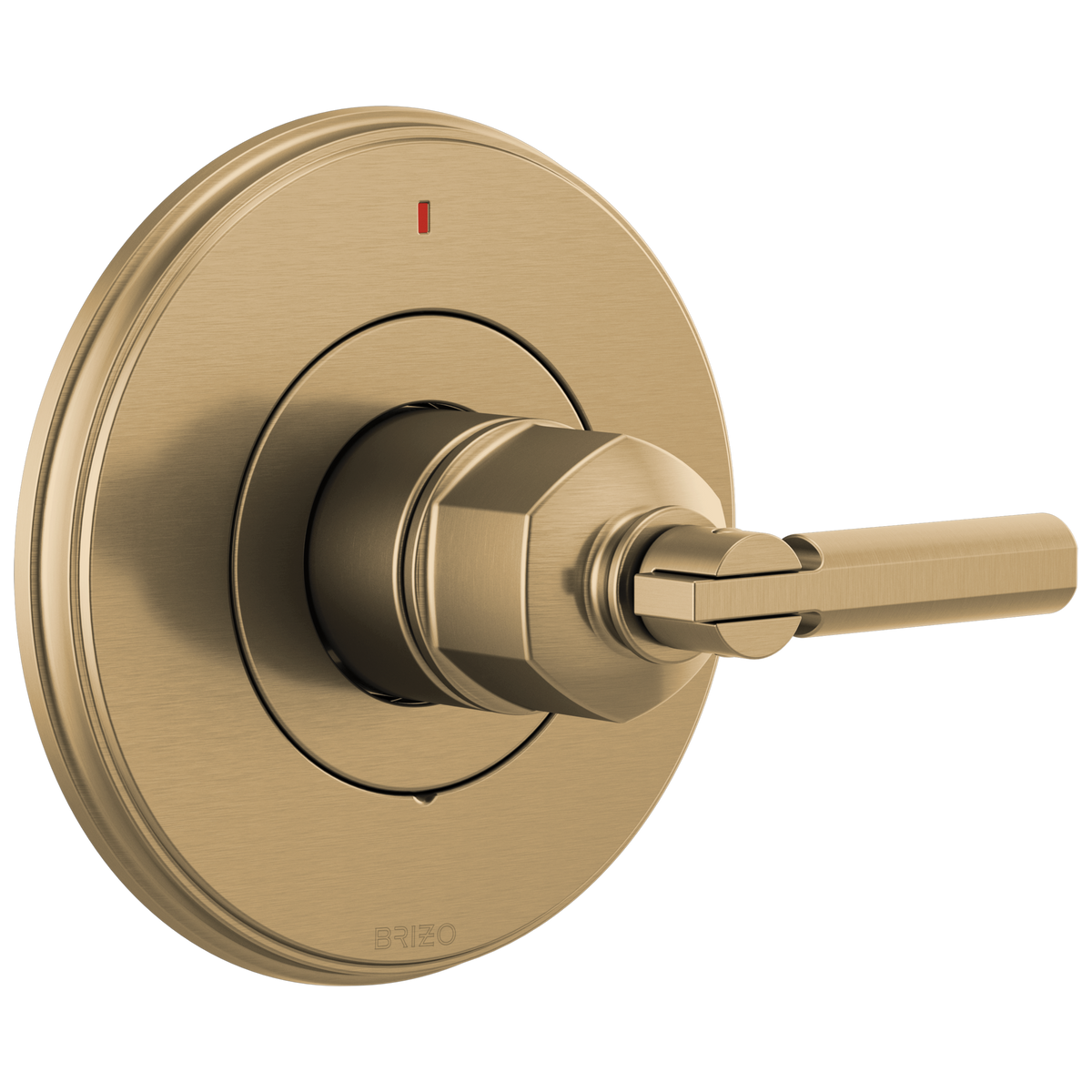 Brizo Invari Pressure Balance Valve Only Trim - Less Handle - Complete Kit - Brilliance® Luxe Gold®