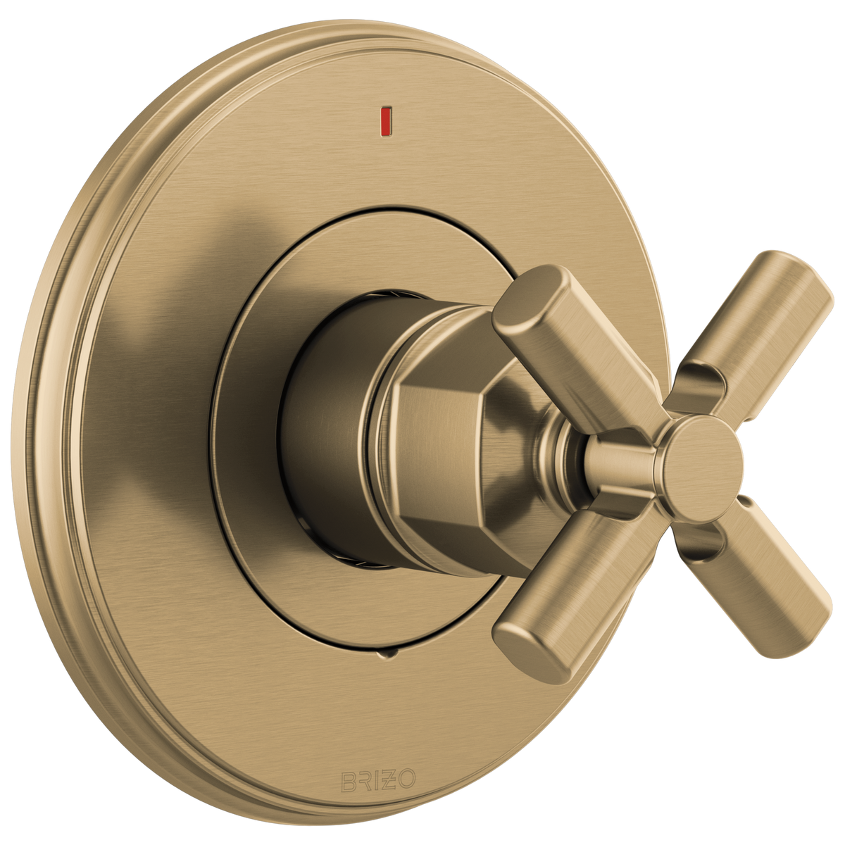 Brizo Invari Pressure Balance Valve Only Trim - Less Handle - Complete Kit - Brilliance® Luxe Gold®