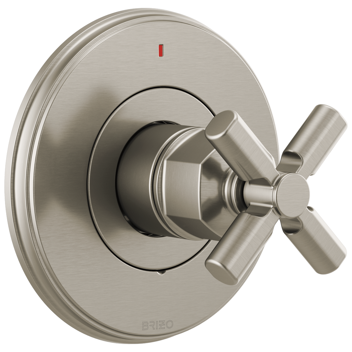 Brizo Invari Pressure Balance Valve Only Trim - Less Handle - Complete Kit - Brilliance® Luxe Nickel®