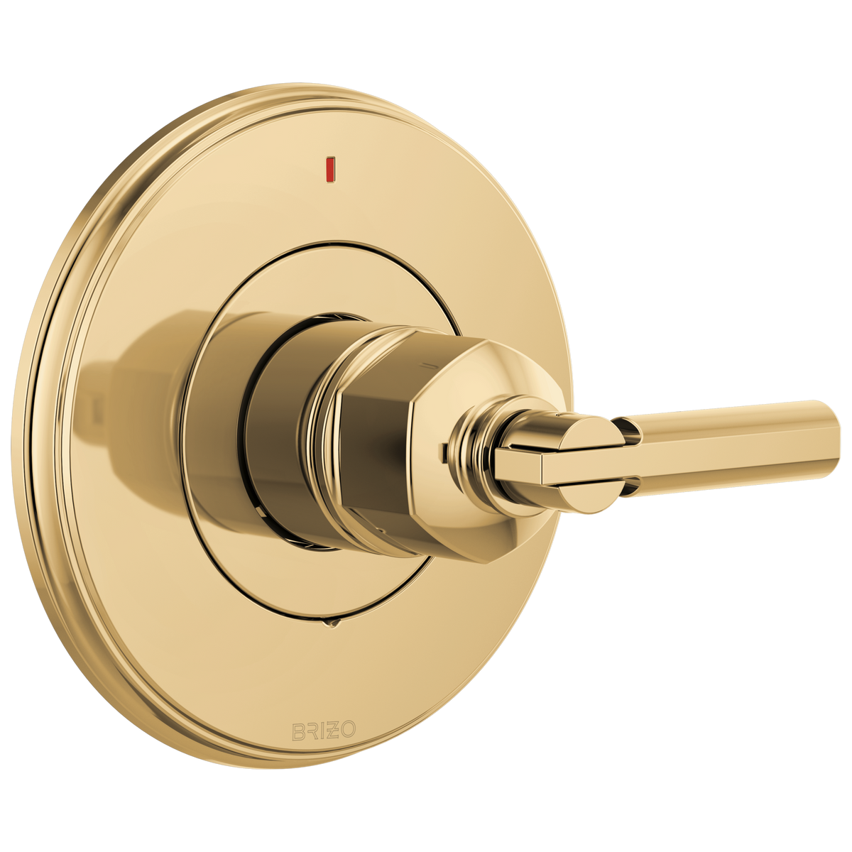 Brizo Invari Pressure Balance Valve Only Trim - Less Handle - Complete Kit - Brilliance® Polished Gold