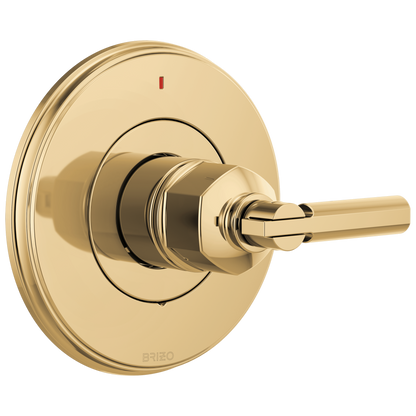 Brizo Invari Pressure Balance Valve Only Trim - Less Handle - Complete Kit - Brilliance® Polished Gold