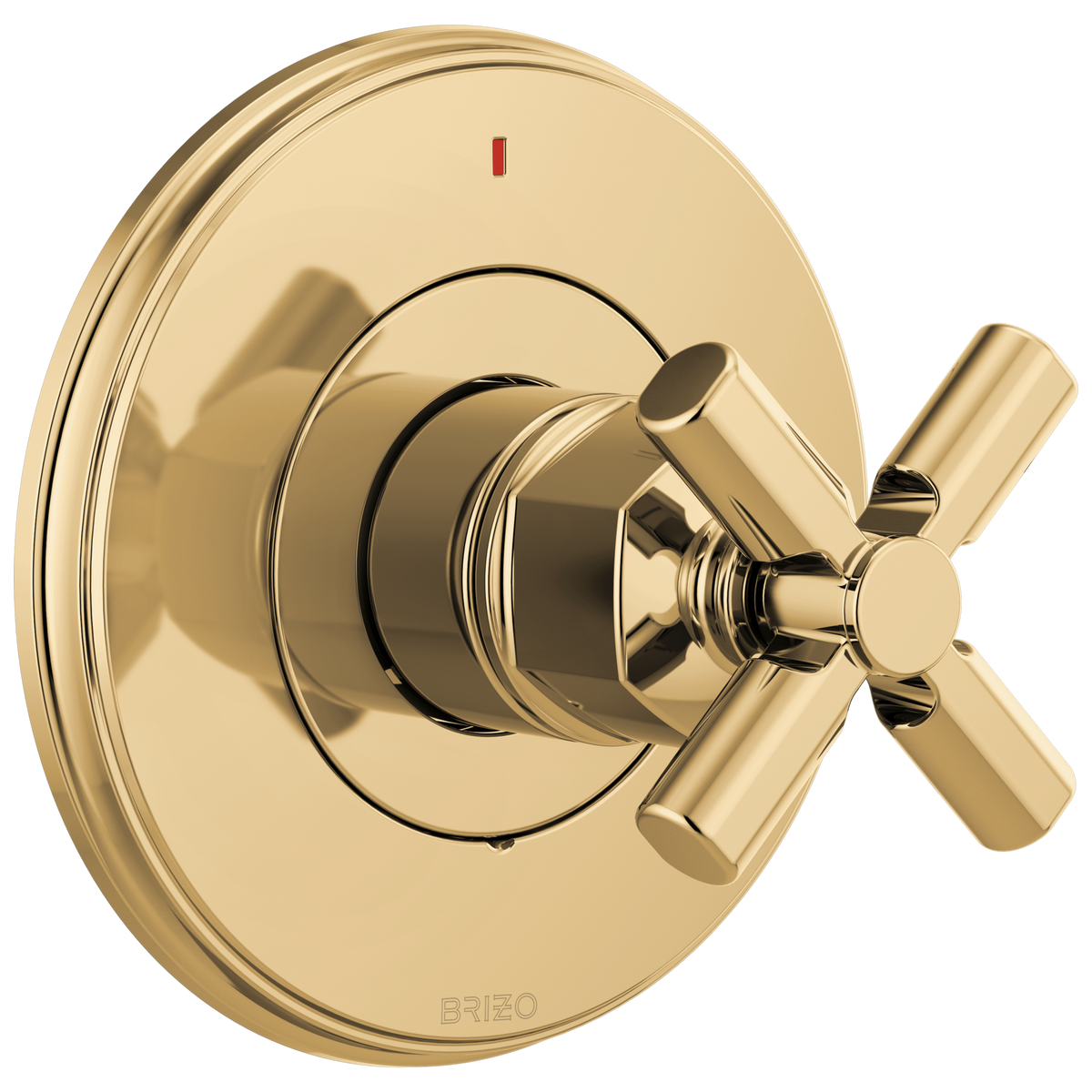 Brizo Invari Pressure Balance Valve Only Trim - Less Handle - Complete Kit - Brilliance® Polished Gold