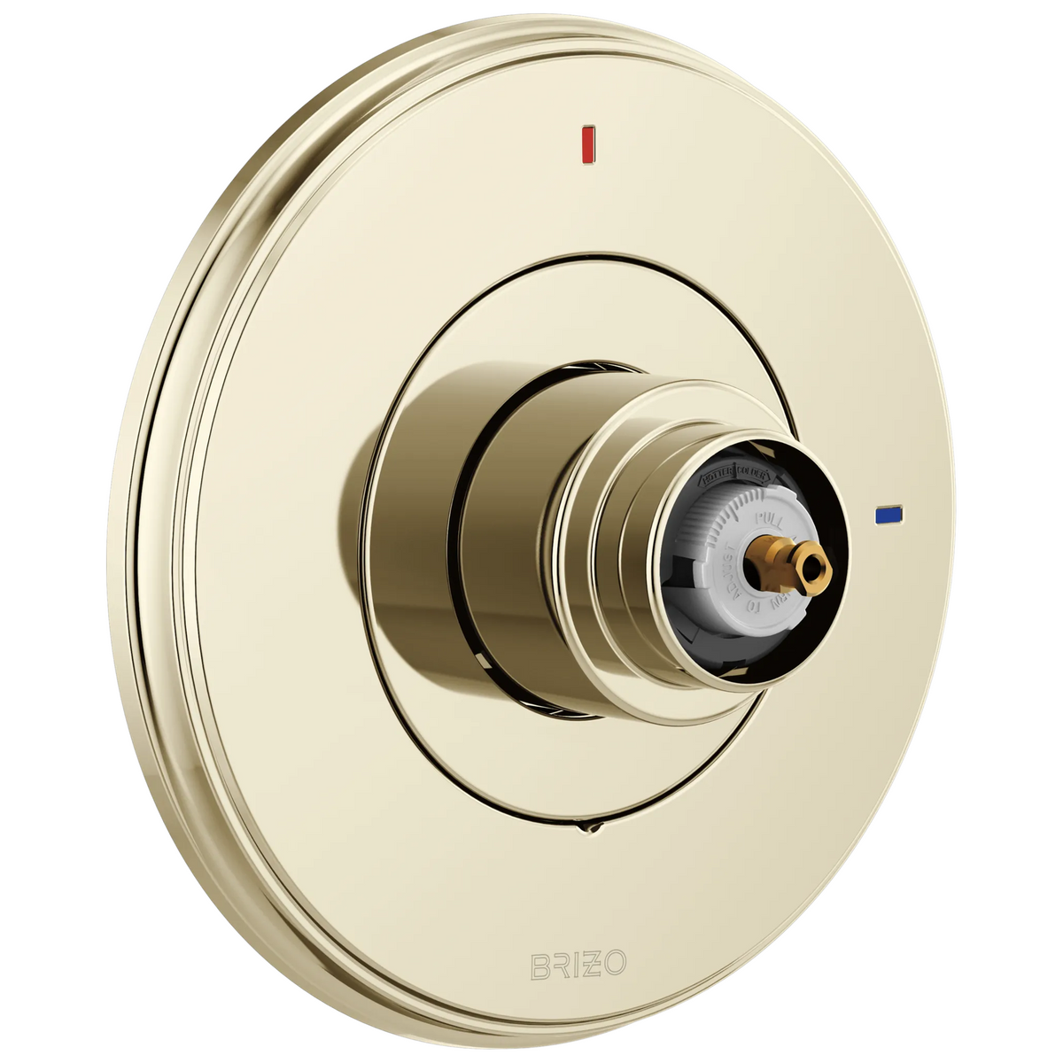 Invari Pressure Balance Valve Only Trim - Less Handle - Brilliance® Polished Nickel