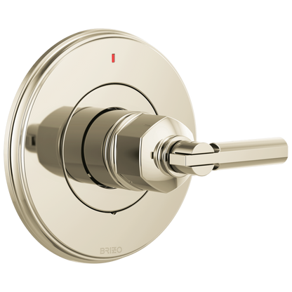 Brizo Invari Pressure Balance Valve Only Trim - Less Handle - Complete Kit - Brilliance® Polished Nickel
