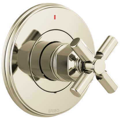 Brizo Invari Pressure Balance Valve Only Trim - Less Handle - Complete Kit - Brilliance® Polished Nickel