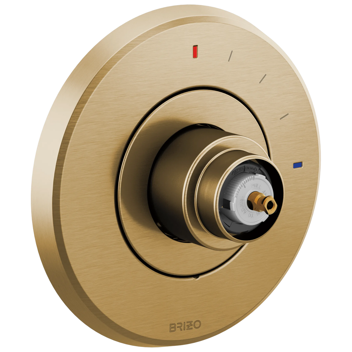 Levoir Pressure Balance Valve Only Trim - Less Handle - Brilliance® Luxe Gold®