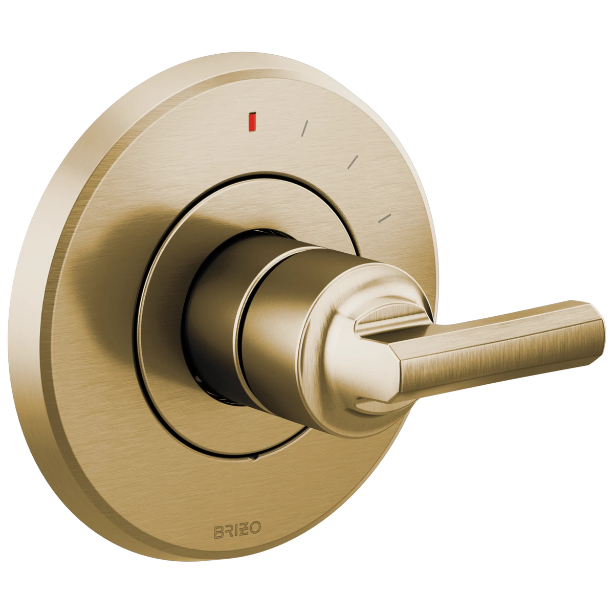 Brizo Levoir Pressure Balance Valve Only Trim - Less Handle - Complete Kit - Brilliance® Luxe Gold®