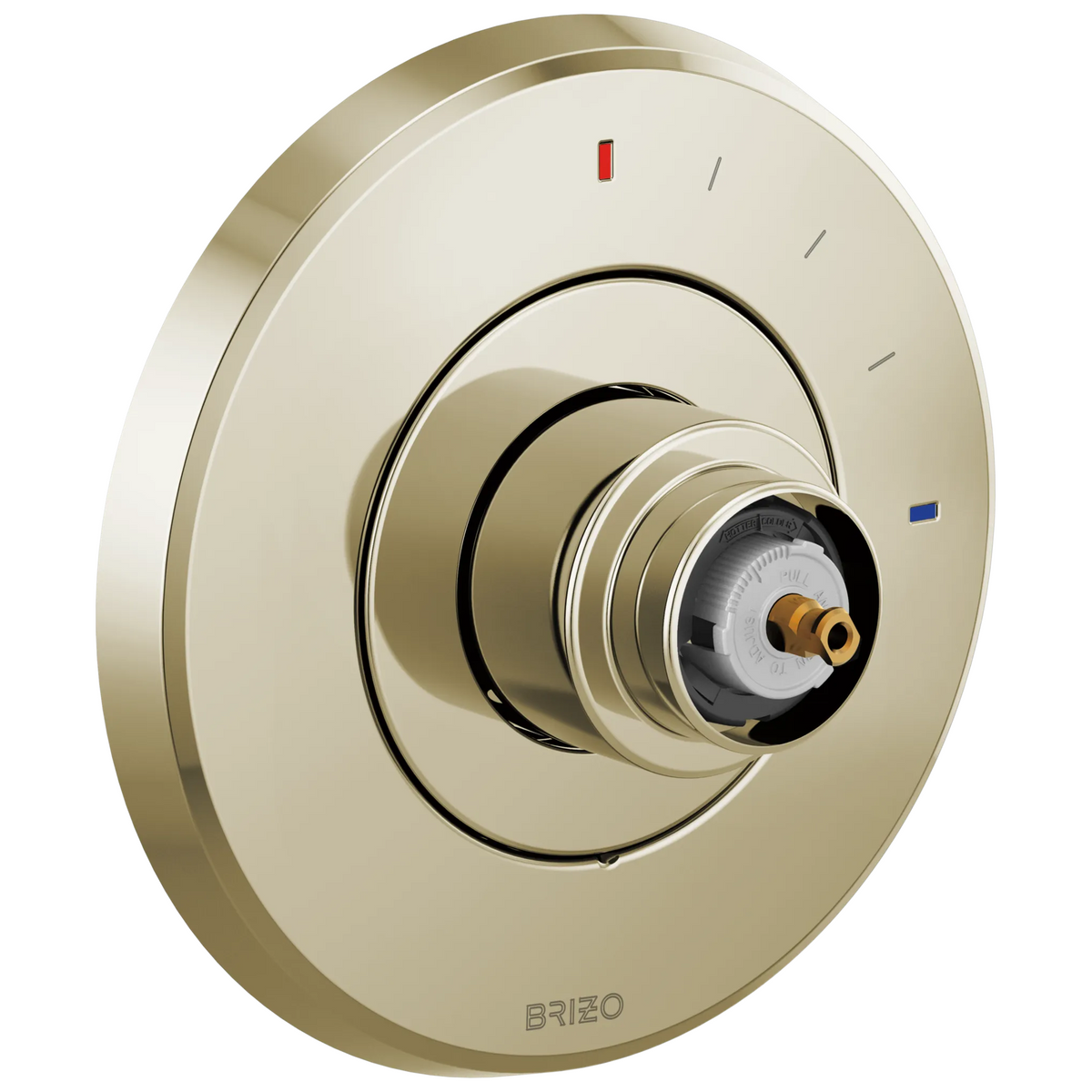 Levoir Pressure Balance Valve Only Trim - Less Handle - Brilliance® Polished Nickel