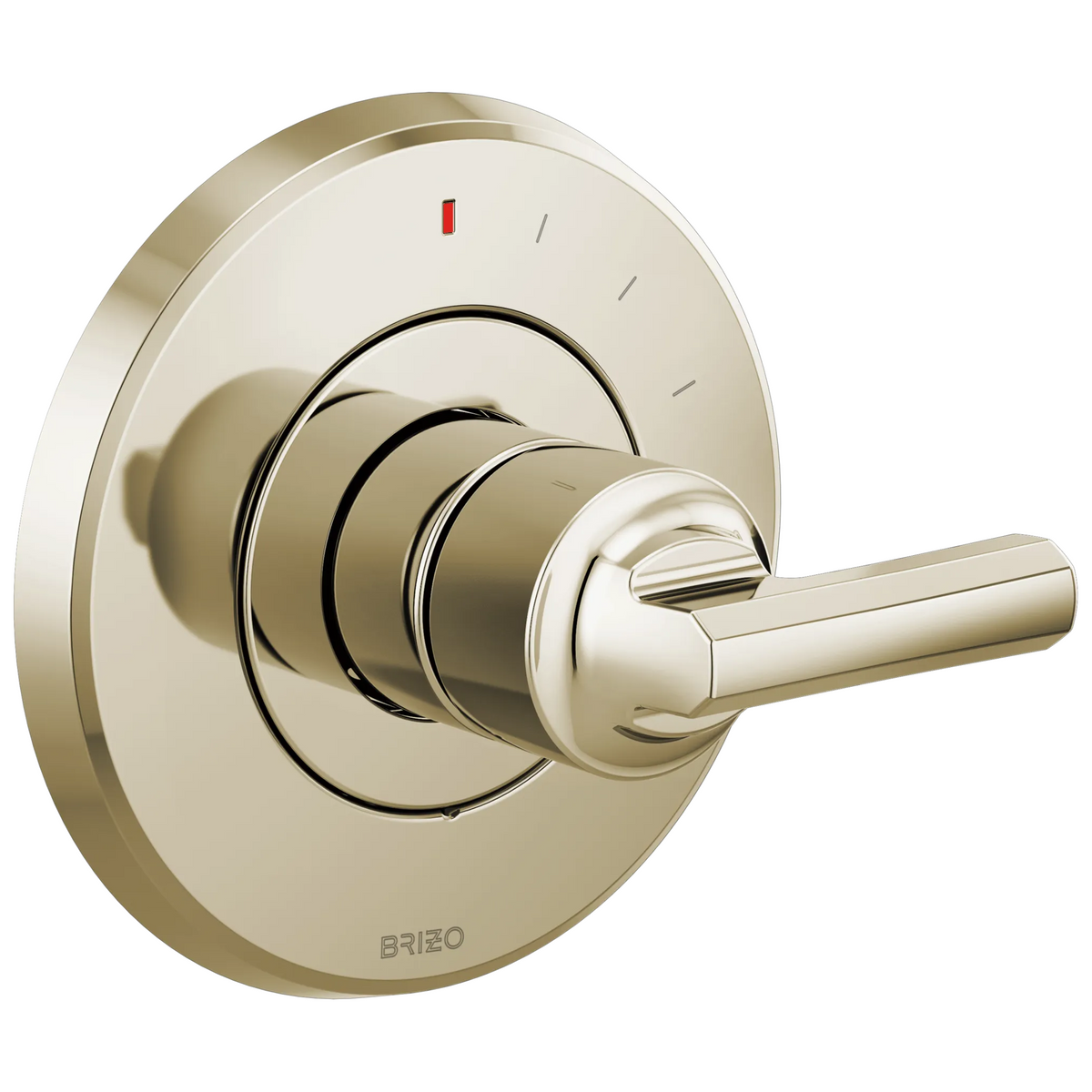 Brizo Levoir Pressure Balance Valve Only Trim - Less Handle - Complete Kit - Brilliance® Polished Nickel
