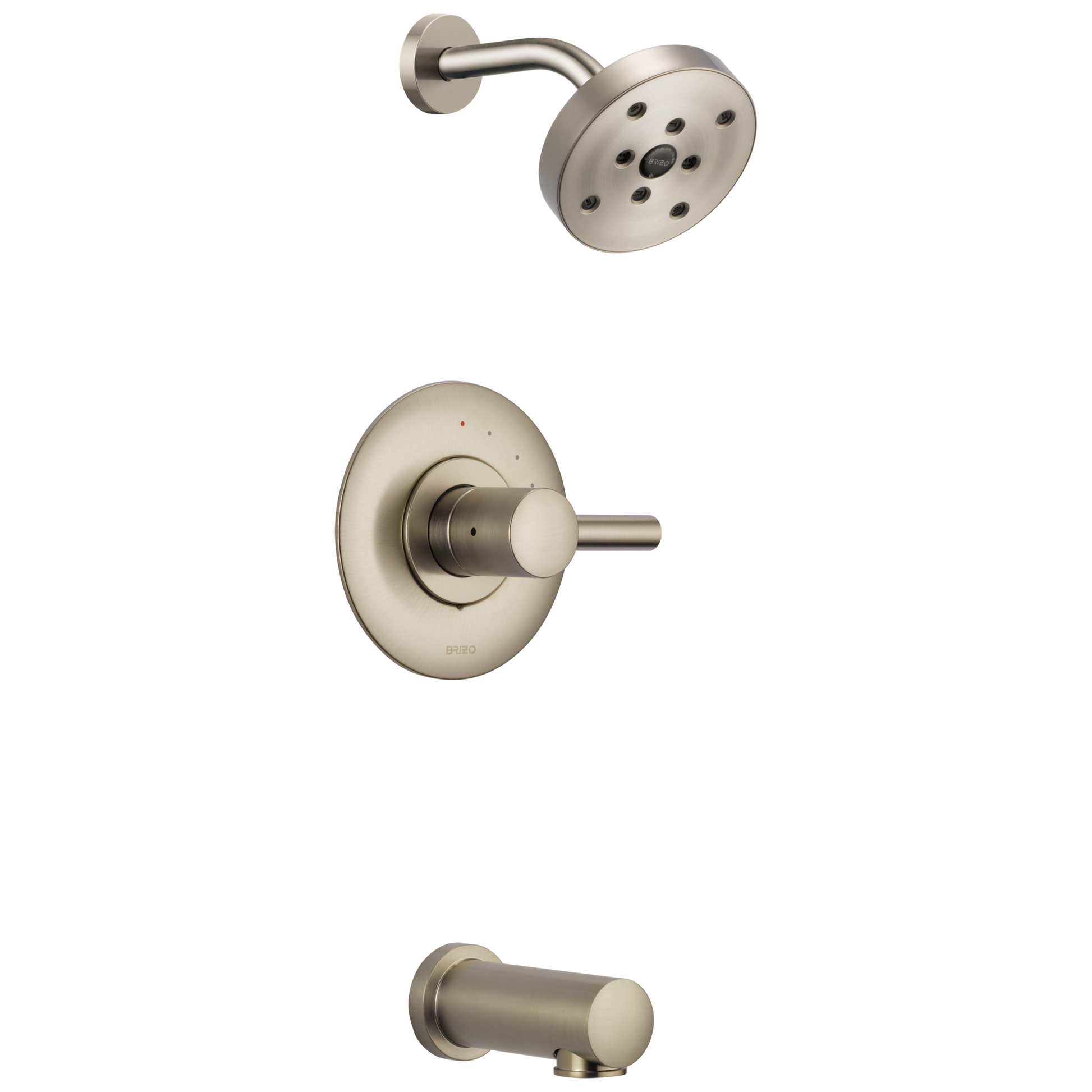 Odin Pressure Balance Tub/Shower Trim - Brilliance® Brushed Nickel