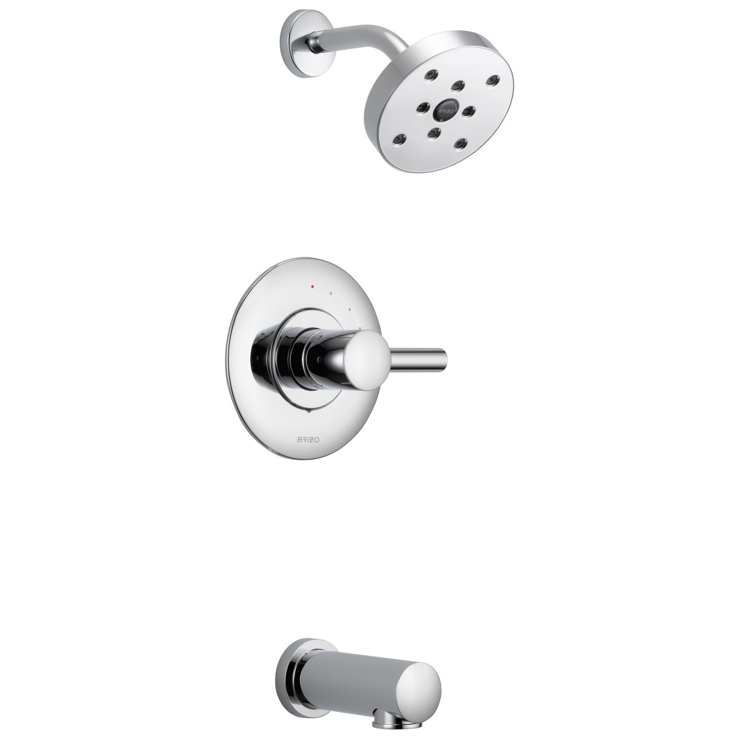 Odin Pressure Balance Tub/Shower Trim - Polished Chrome