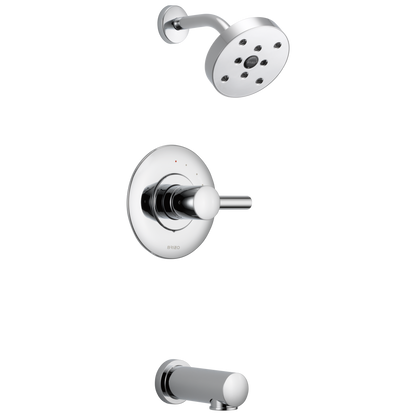 Odin Pressure Balance Tub/Shower Trim - Polished Chrome
