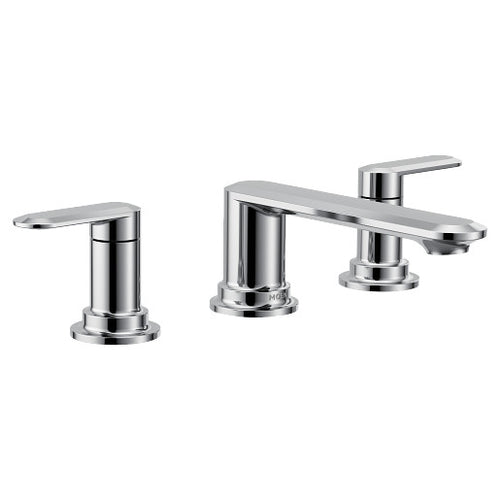 Moen Greenfield Chrome two-handle high arc roman tub faucet