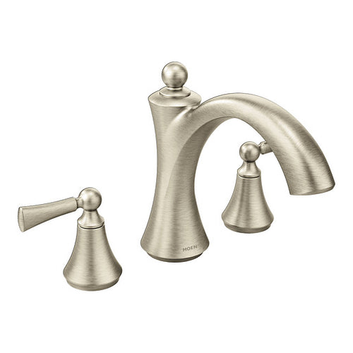 Moen Wynford Chrome Two-Handle Non-Diverter Roman Tub Faucet