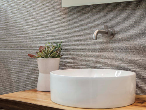 Litze Single-Handle Wall Mount Lavatory Faucet 1.5 GPM lifestyle