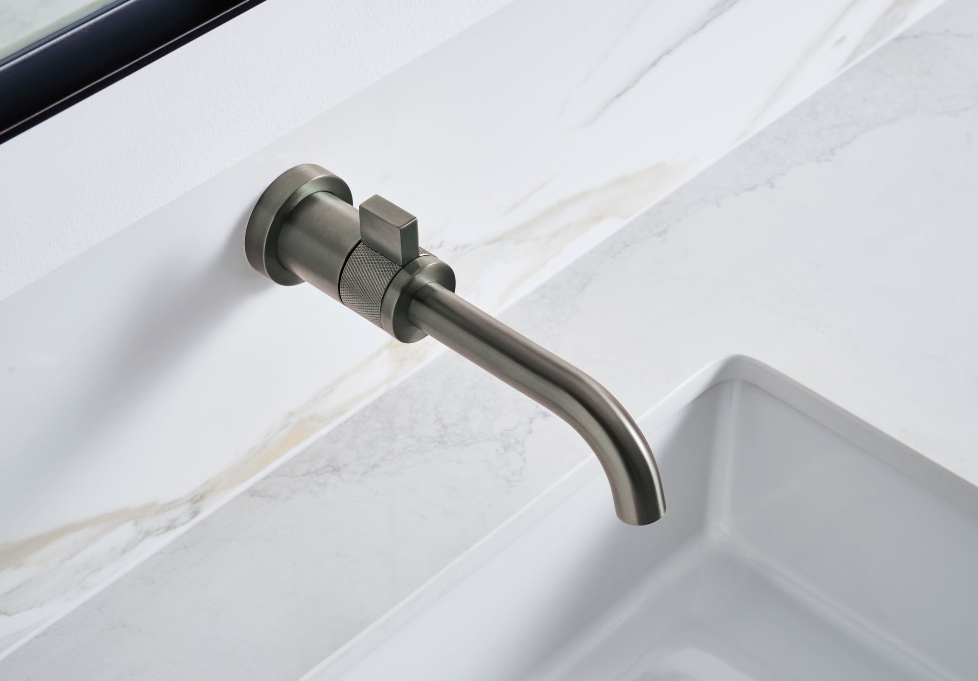 Litze Single-Handle Wall Mount Lavatory Faucet 1.5 GPM lifestyle