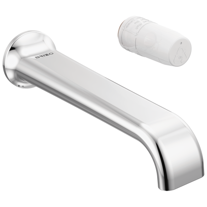 Allaria Two-Hole, Single-Handle Wall Mount Lavatory Faucet - Less Handle 1.2 GPM - Polished Chrome