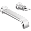 Brizo Allaria Two-Hole, Single-Handle Wall Mount Lavatory Faucet - Less Handle 1.2 GPM - Complete Kit - Polished Chrome