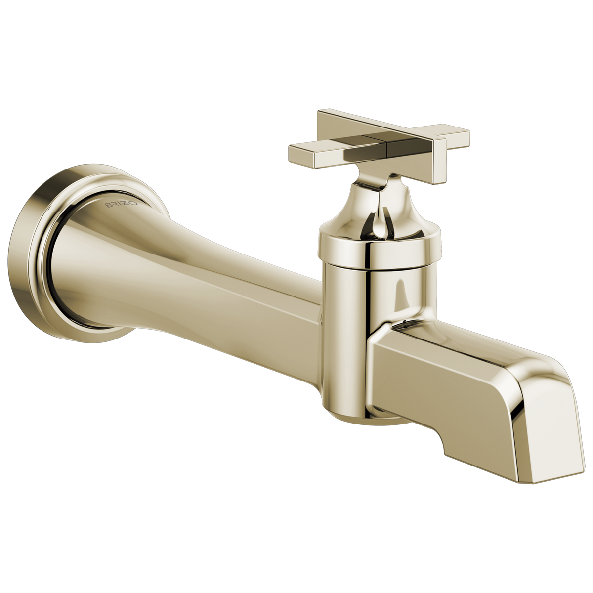 Levoir Single-Handle Wall Mount Lavatory Faucet 1.2 GPM - Brilliance® Polished Nickel