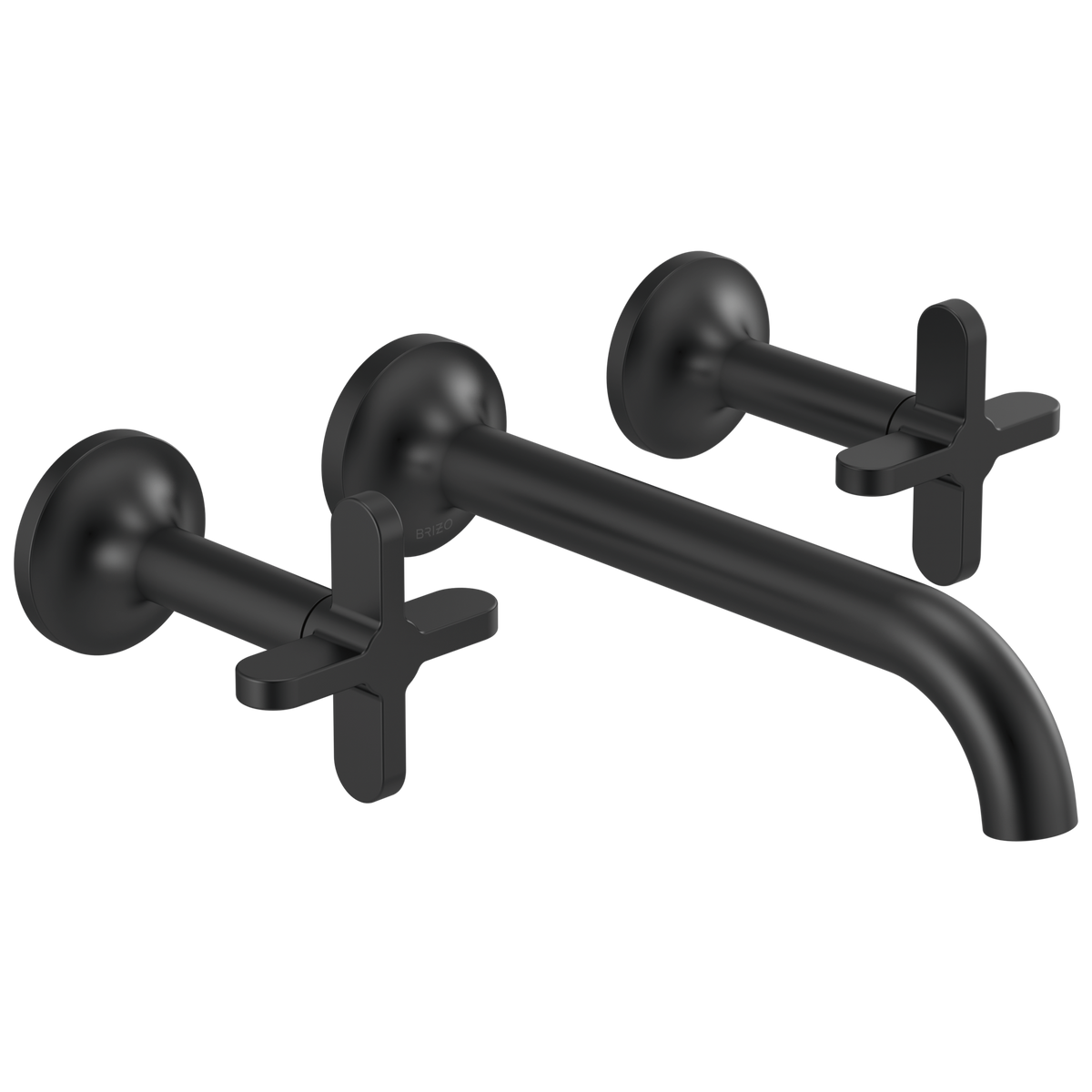 Brizo Jason Wu for Brizo Two-Handle Wall Mount Lavatory Faucet - Less Handles - Complete Kit - Matte Black