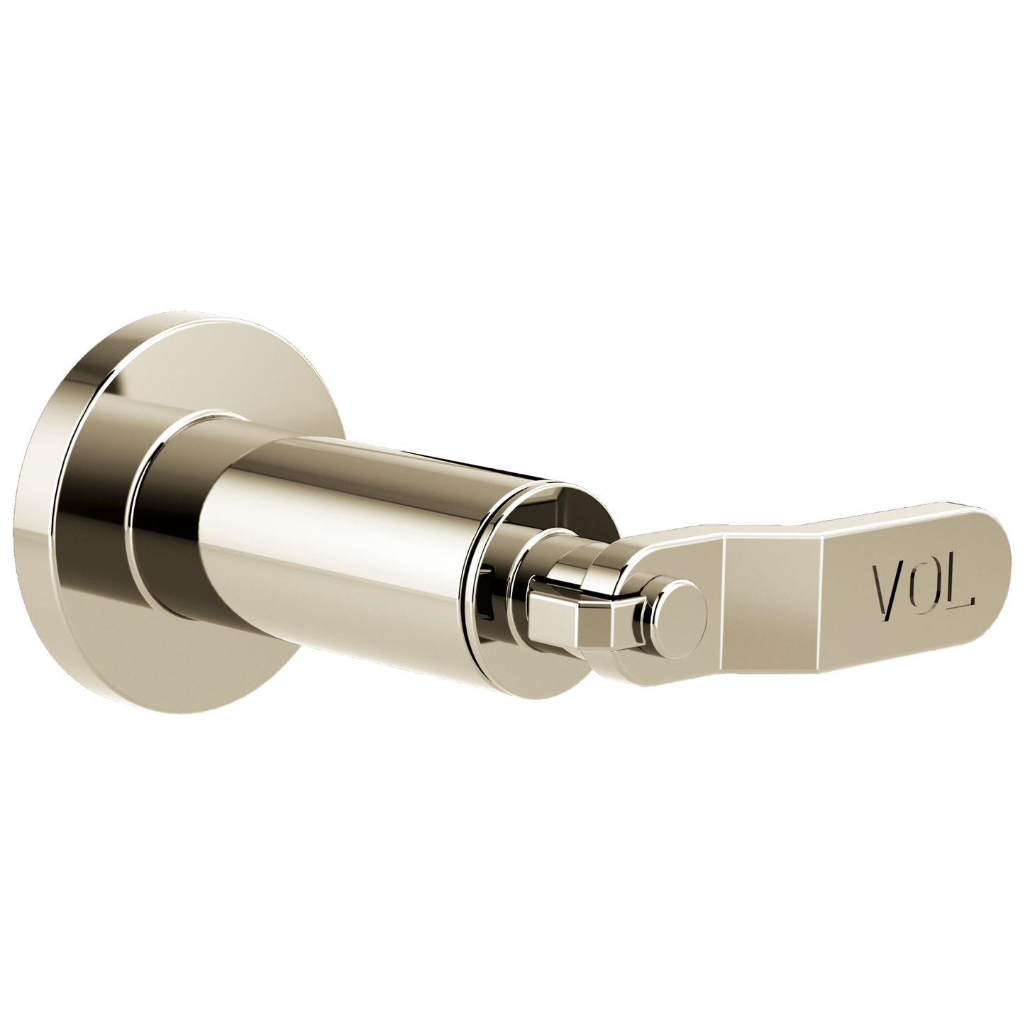 Litze Sensori Volume Control Trim - Industrial Lever - Brilliance® Polished Nickel