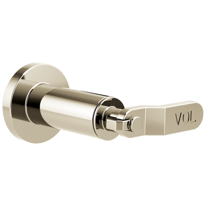 Litze Sensori Volume Control Trim - Industrial Lever - Brilliance® Polished Nickel