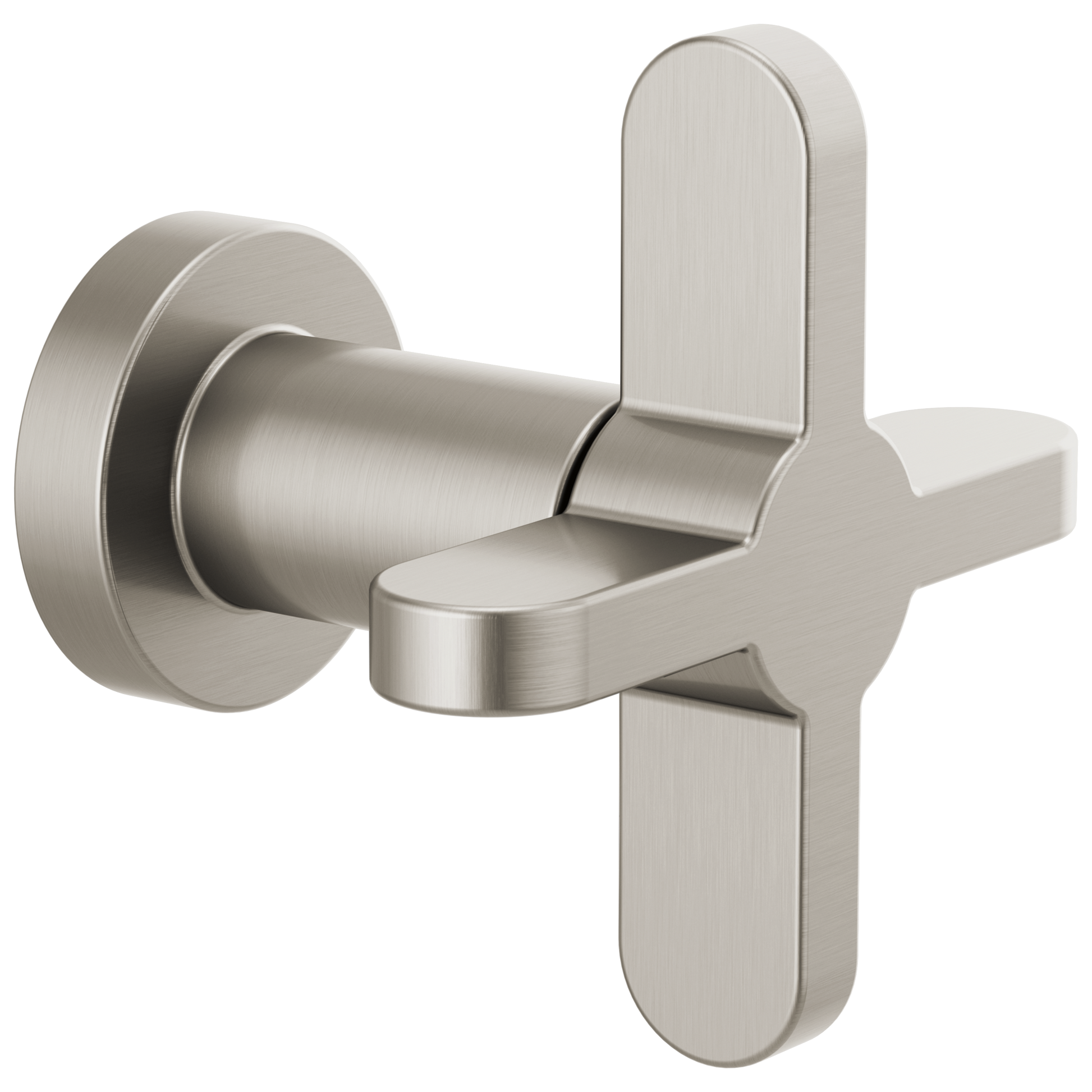 Odin Sensori Volume Control Trim with Cross Handle - Brilliance® Brushed Nickel