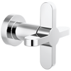 Odin Sensori Volume Control Trim with Cross Handle - Polished Chrome