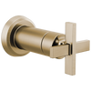 Levoir Sensori Volume Control Trim Cross - Brilliance® Luxe Gold®