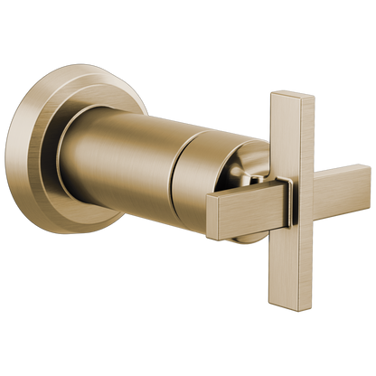 Levoir Sensori Volume Control Trim Cross - Brilliance® Luxe Gold®