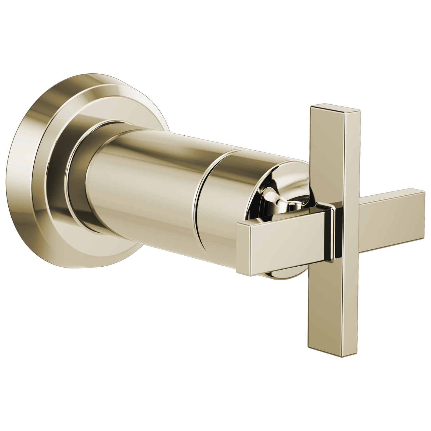 Levoir Sensori Volume Control Trim Cross - Brilliance® Polished Nickel