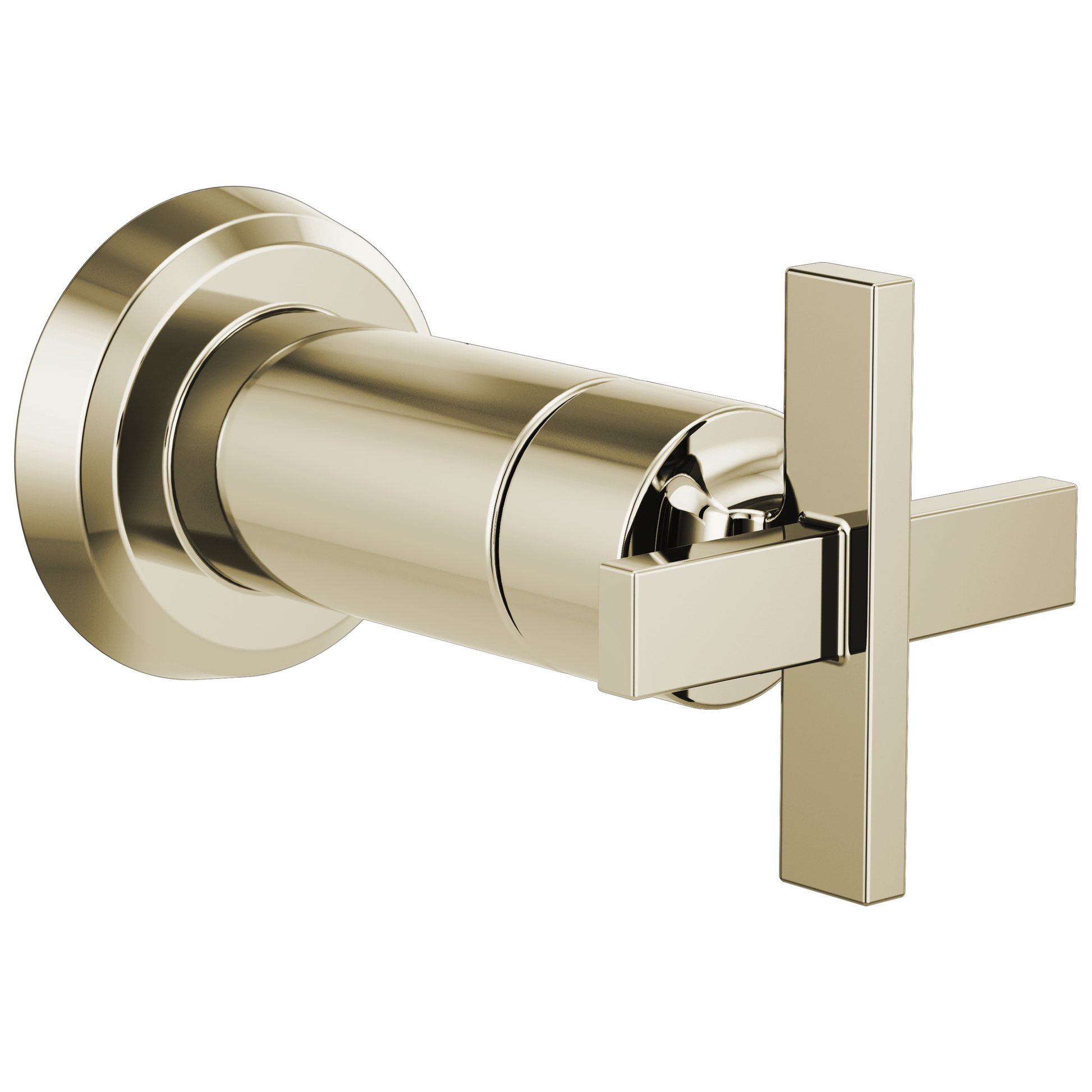 Levoir Sensori Volume Control Trim Cross - Brilliance® Polished Nickel