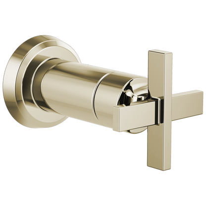 Levoir Sensori Volume Control Trim Cross - Brilliance® Polished Nickel