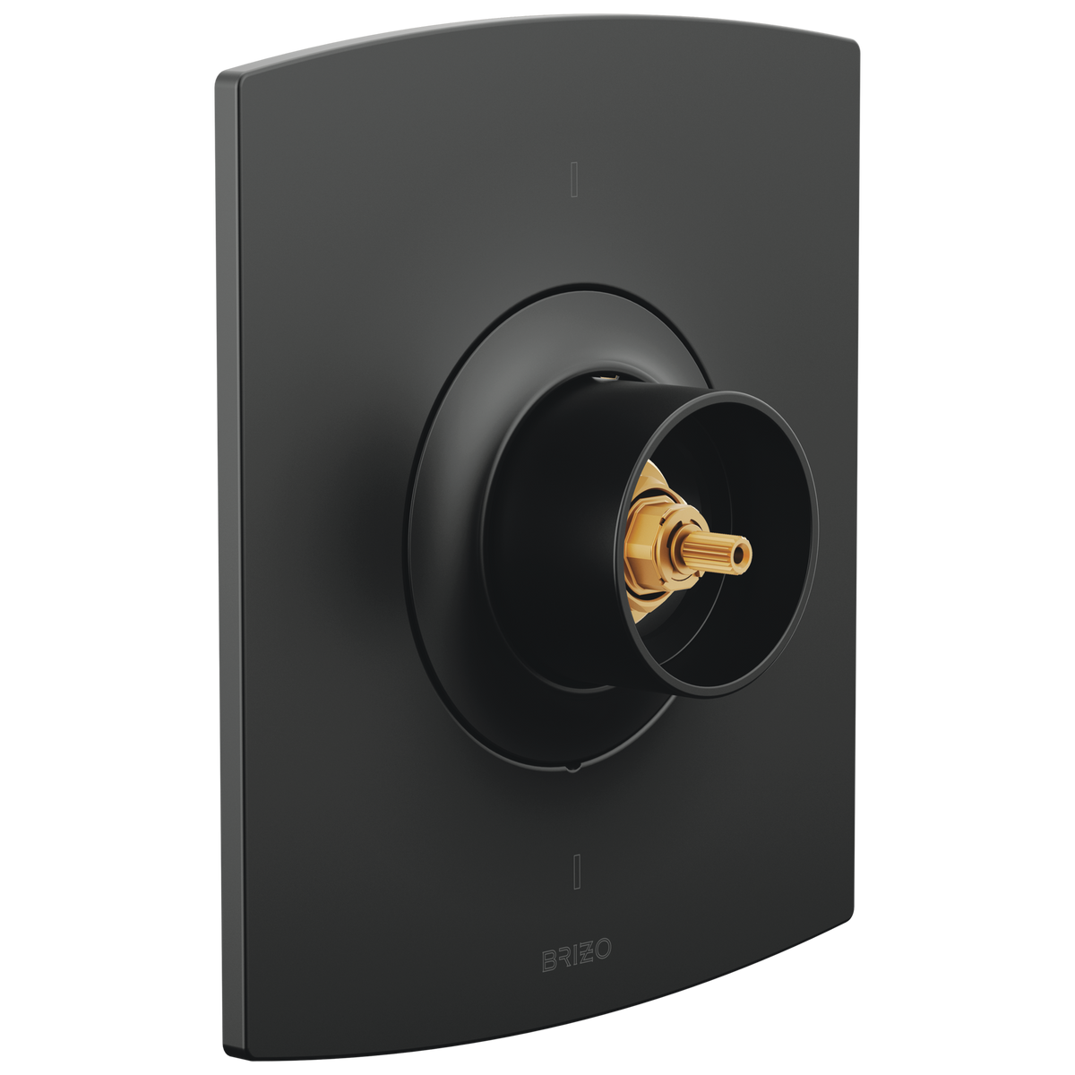 Brizo Sensori Thermostatic Valve Trim - Less Handles - Matte Black