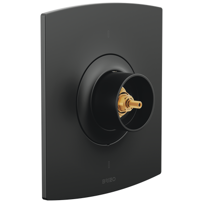 Brizo Sensori Thermostatic Valve Trim - Less Handles - Matte Black