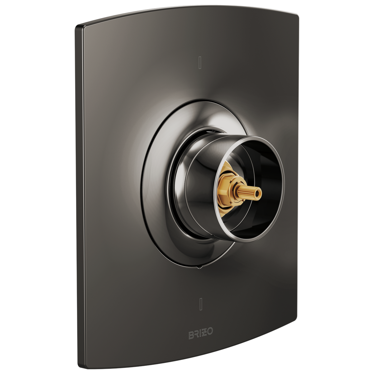 Brizo Sensori Thermostatic Valve Trim - Less Handles - Brilliance® Black Onyx