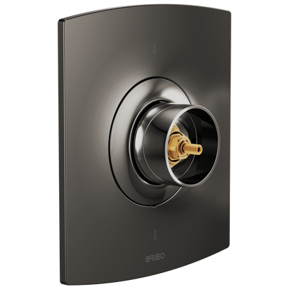 Brizo Sensori Thermostatic Valve Trim - Less Handles - Brilliance® Black Onyx