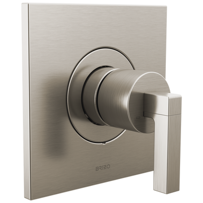 Brizo Frank Lloyd Wright Bath Collection by Brizo Sensori Thermostatic Valve Trim - Less Handle - Complete Kit - Brilliance® Luxe Nickel®