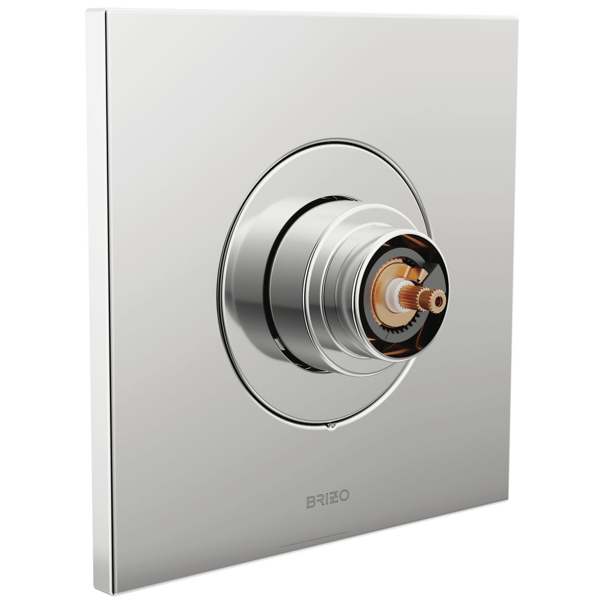 Frank Lloyd Wright Bath Collection by Brizo Sensori Thermostatic Valve Trim - Less Handle - Polished Chrome